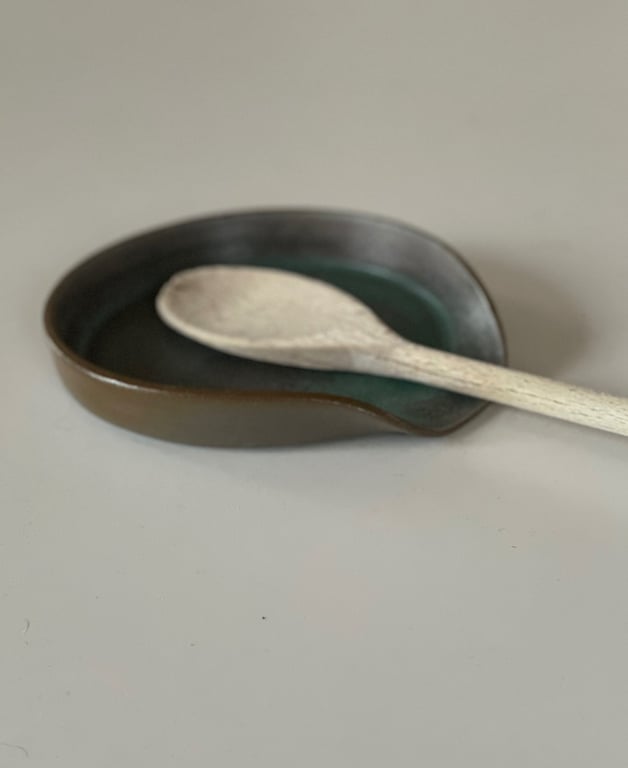 Spoonrest, matgrøn billede 2