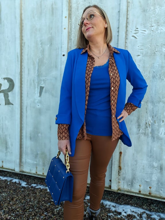 Zafia Top Cobalt  billede 2