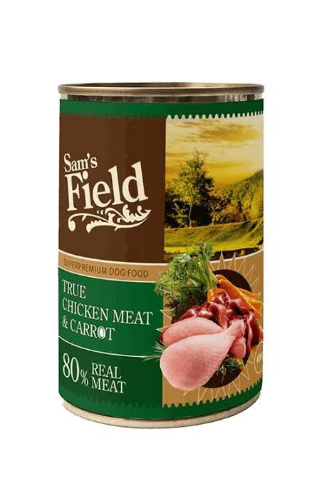 Sams Field True Chicken Meat &amp; Carrot 400g
