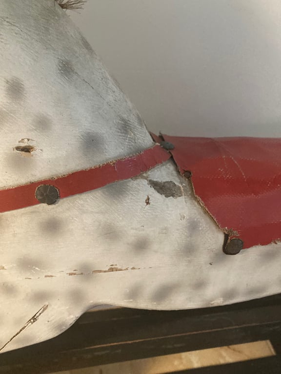 Antik Træ gyngehest (9)