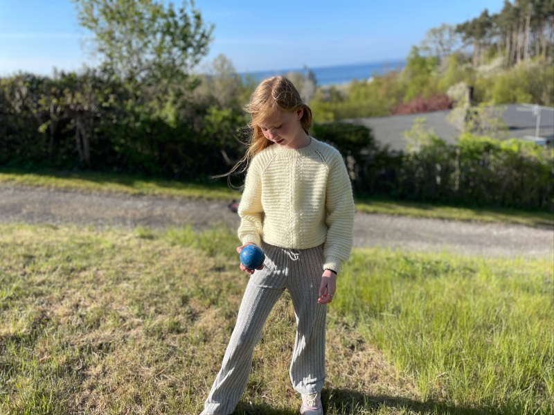 Stripe Sweater Junior strikkeopskrift billede 7