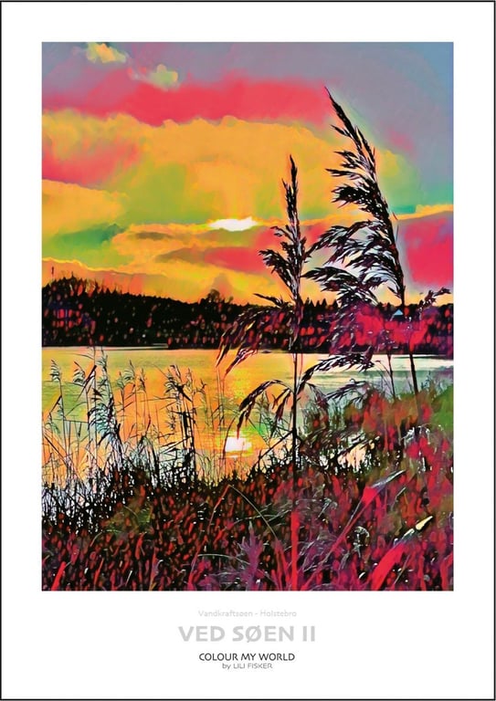 Ved søen II - Vandkraftsøen - A3 billede 2