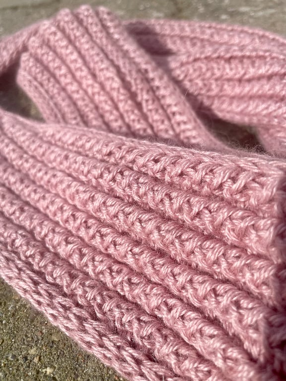 Elise Scarf strikkeopskrift billede 5