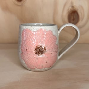 Kop med sommerblomst lyserød – produktbillede