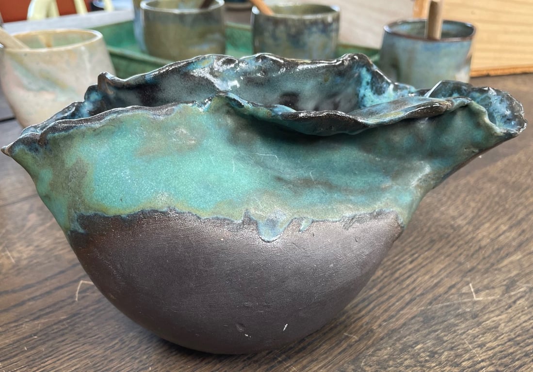 Skulpturel vase