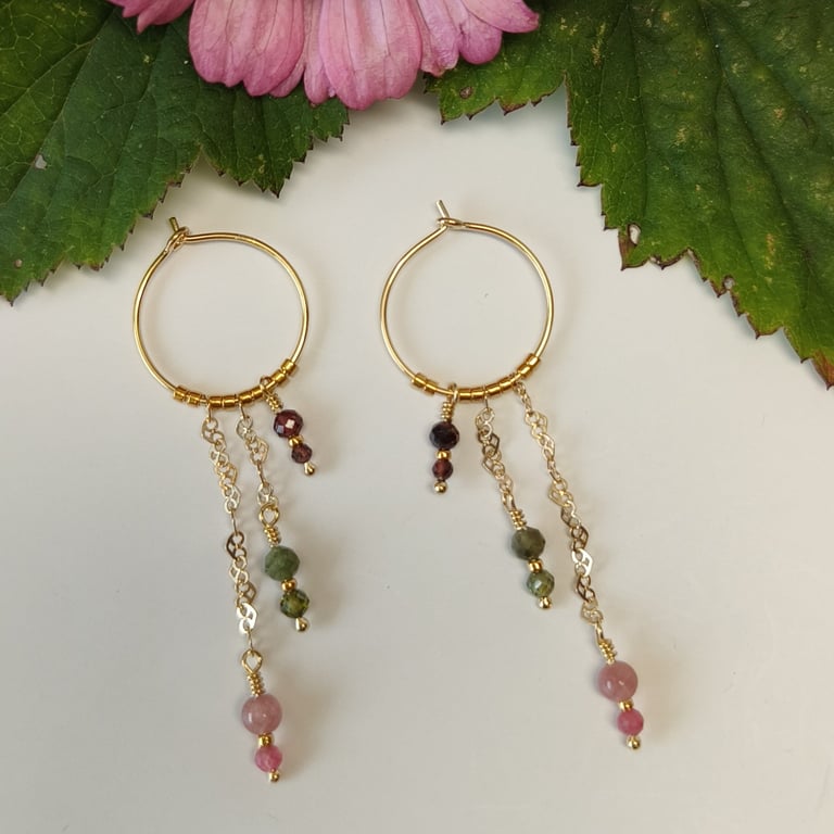 Rosenbusk øreringe billede 2