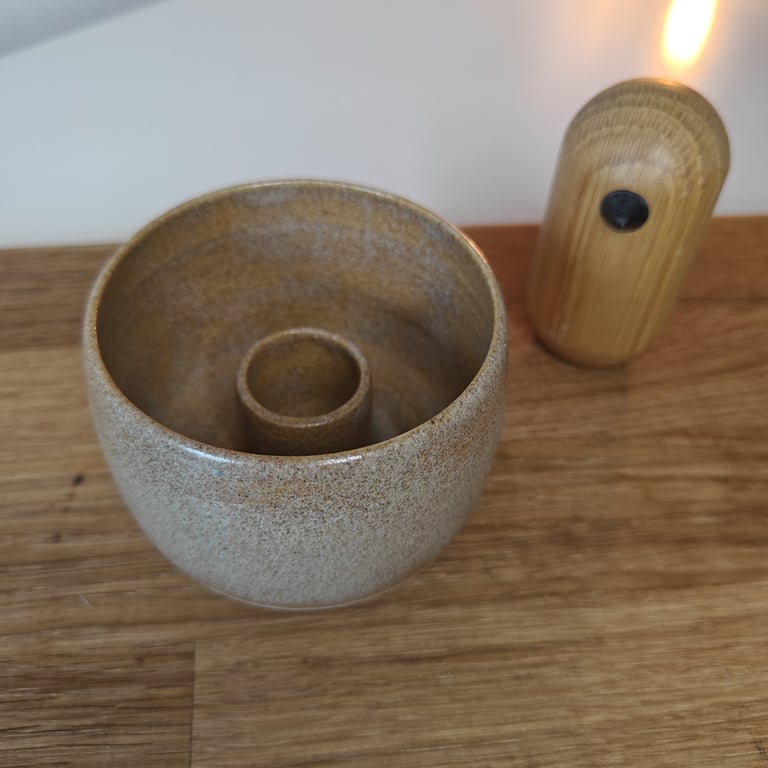 Lysebrun lysestage  billede 2
