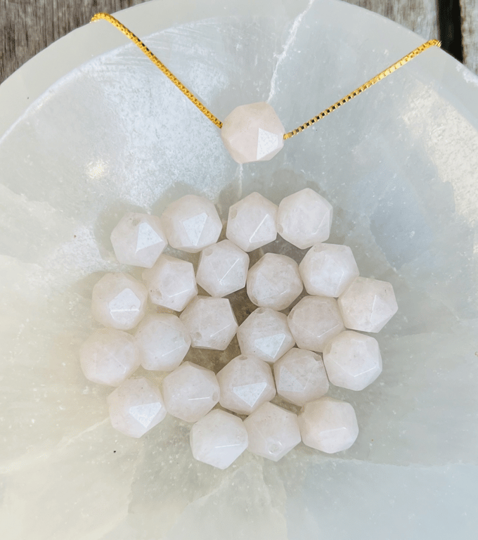 Morganit- star cut vedhæng