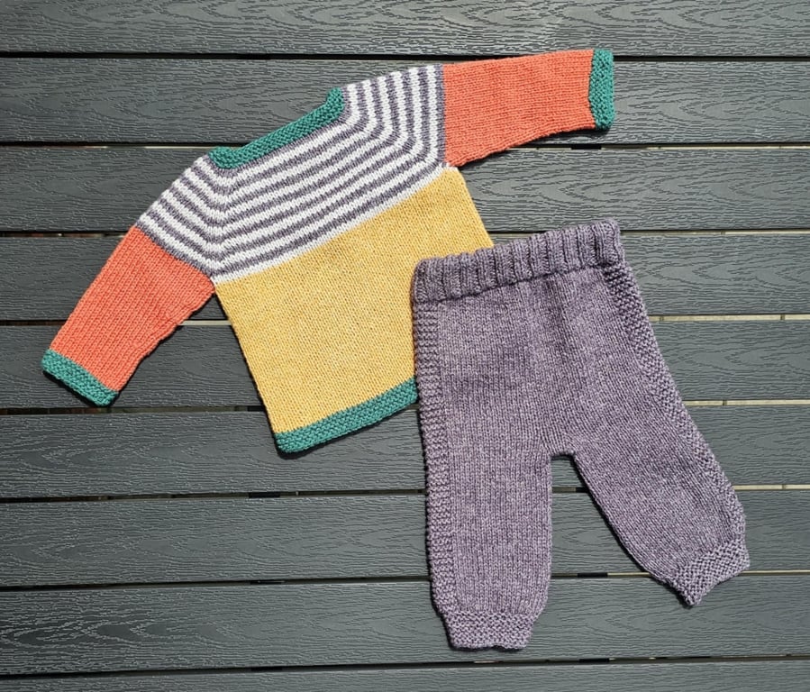 Digital opskrift: Lille Gavstrik - Cardigan med sidelukning (baby) billede 6