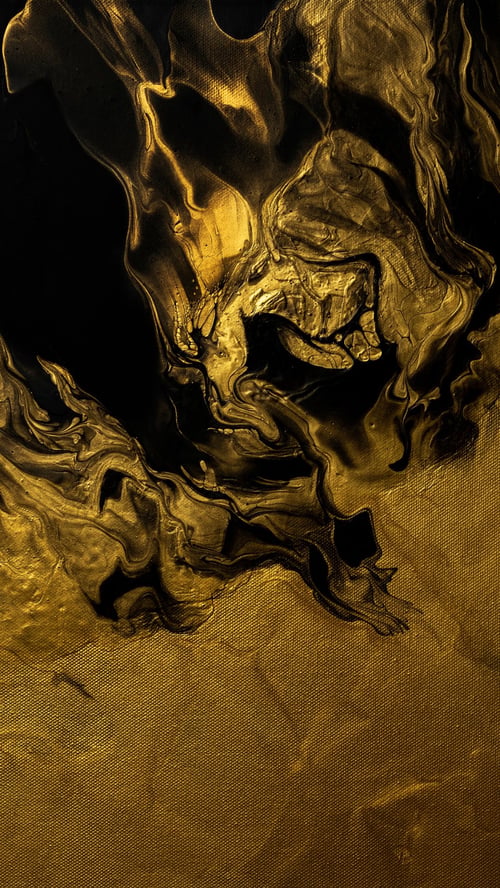 Turning darkness into gold. Wallpaper for the phone  (2)