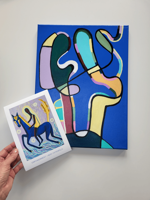 Akrylmaleri billede 2