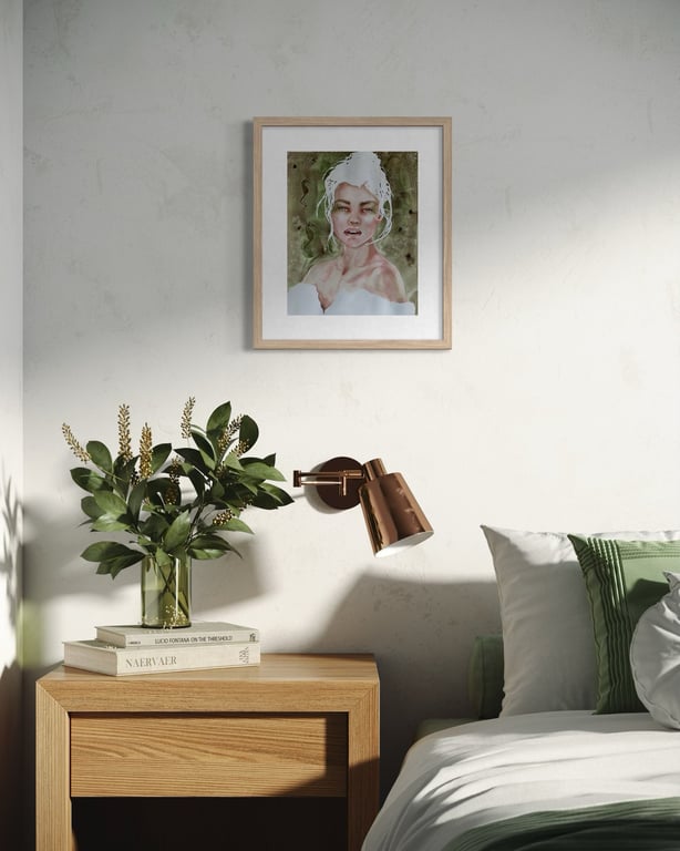 Dybtvandsdykkeren – 41 cm x 31 cm billede 2