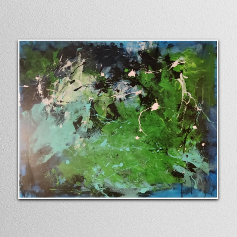 I TRÆERNES TOP (80x100) billede 2