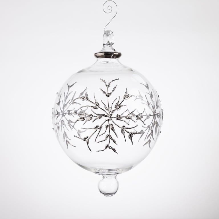 JULEKUGLE DESIGN 1014 KRYSTAL MED GULD ELLER HVIDGULD billede 7