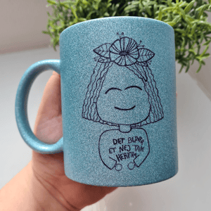 Krus: det bliver et nej tak herfra Lys Blå Glimmer – produktbillede