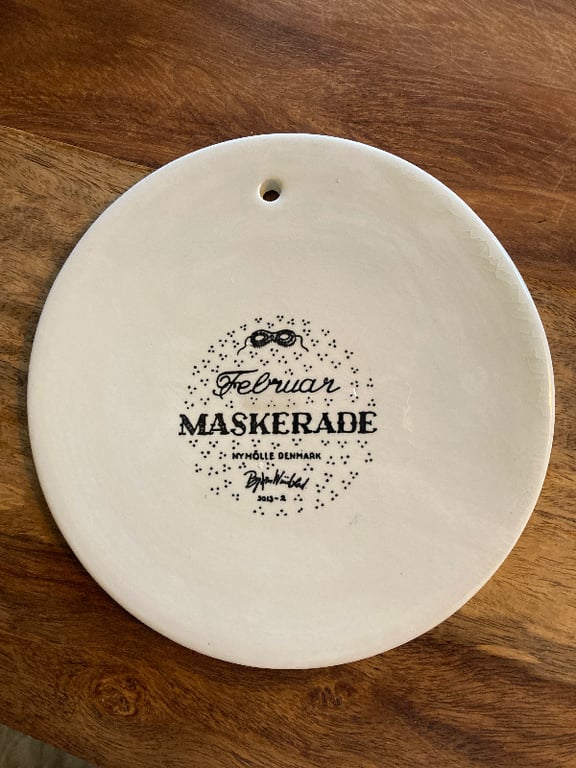 Bjørn Wiinblad - Februar/“Maskerade” - Sort billede 2