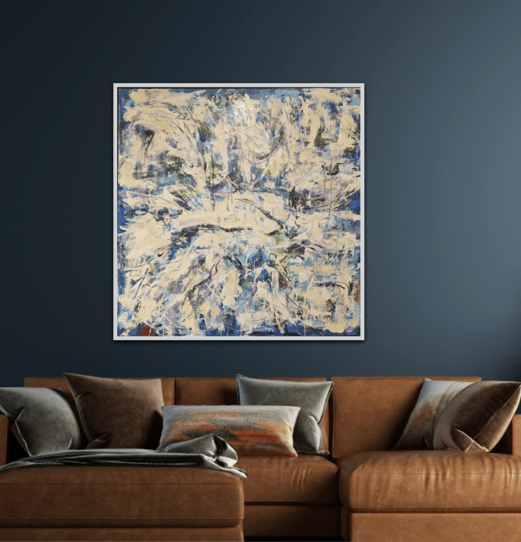 #1265  120x120 cm  SOLD billede 6