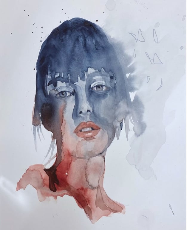 Uden Titel – 36 cm x 28 cm billede 2