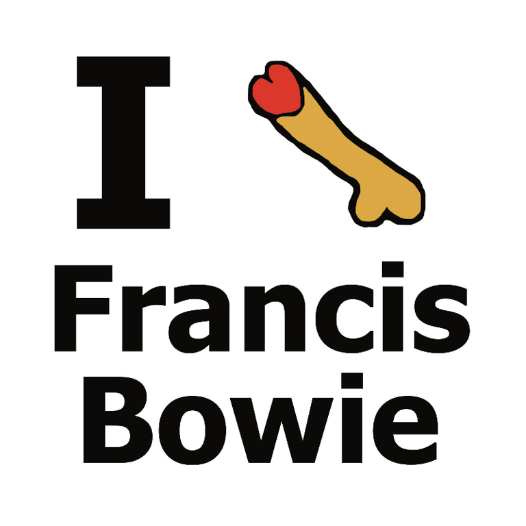 Francis Bowie klistermærke