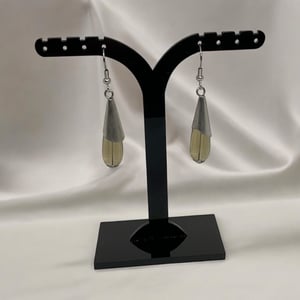 Sorte øreringe  – produktbillede