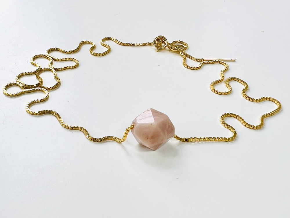 Rhodonit- star cut vedhæng billede 4