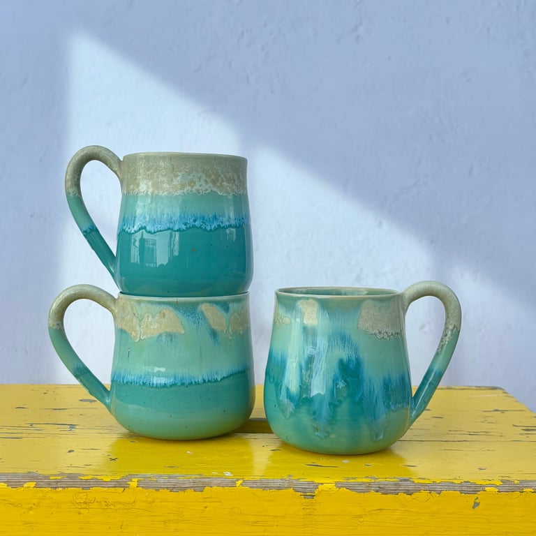 Buttet turkis billede 3