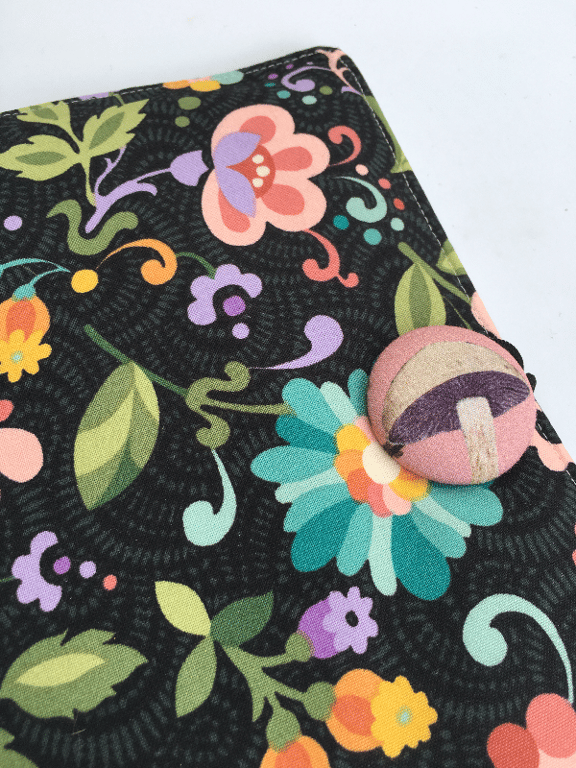 Art Journal - Sort m/ blomster billede 2