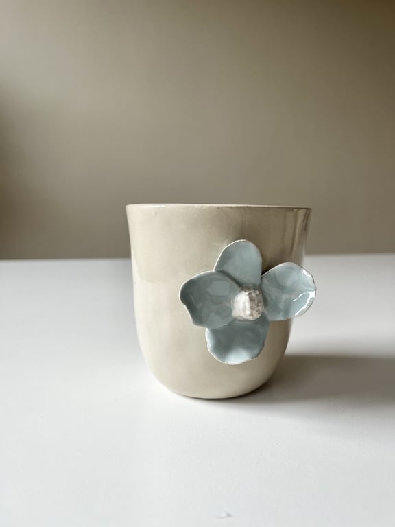 Blå blomsterkop No.1 billede 2