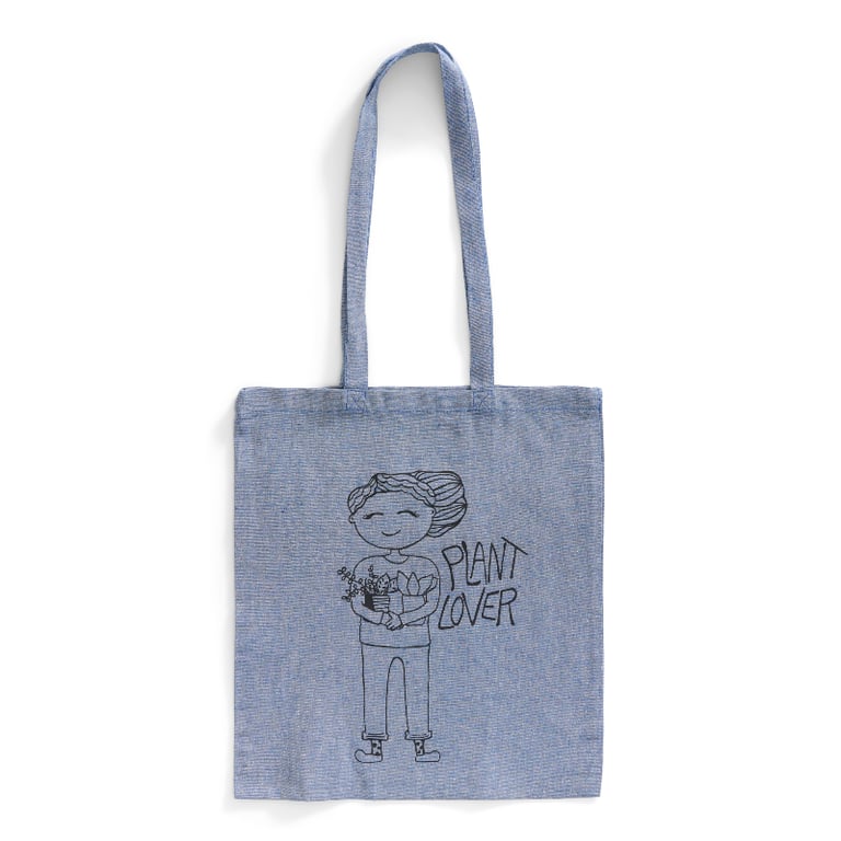 Mulepose: plant lover Blå