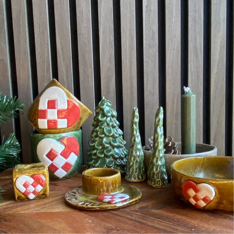 Jule kop brun billede 4