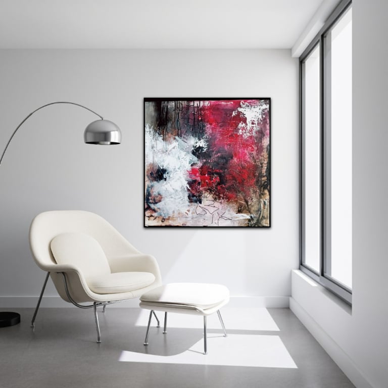 WELCOME HOME (80x80) billede 3