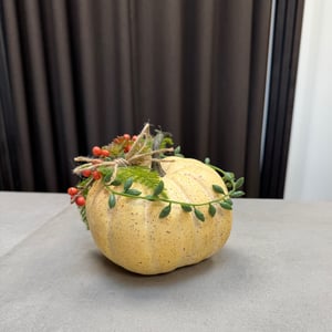 Kunstig pyntet græskar – produktbillede
