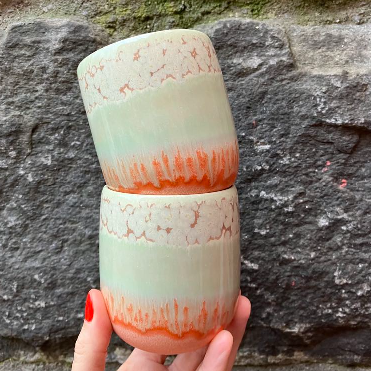 Hånddrejet kop  billede 2