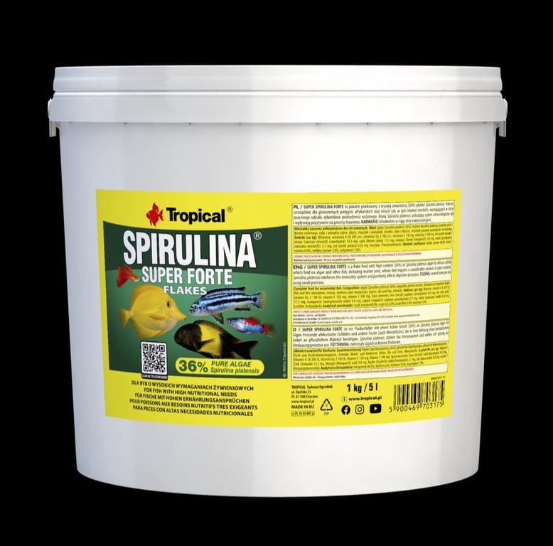 Tropical Super Spirulina Forte 36% 5 Liter