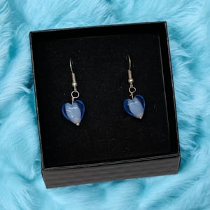 Blå Øreringe – produktbillede