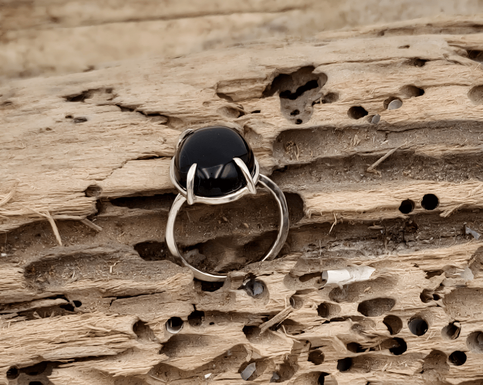 Sort onyx ring - str 56