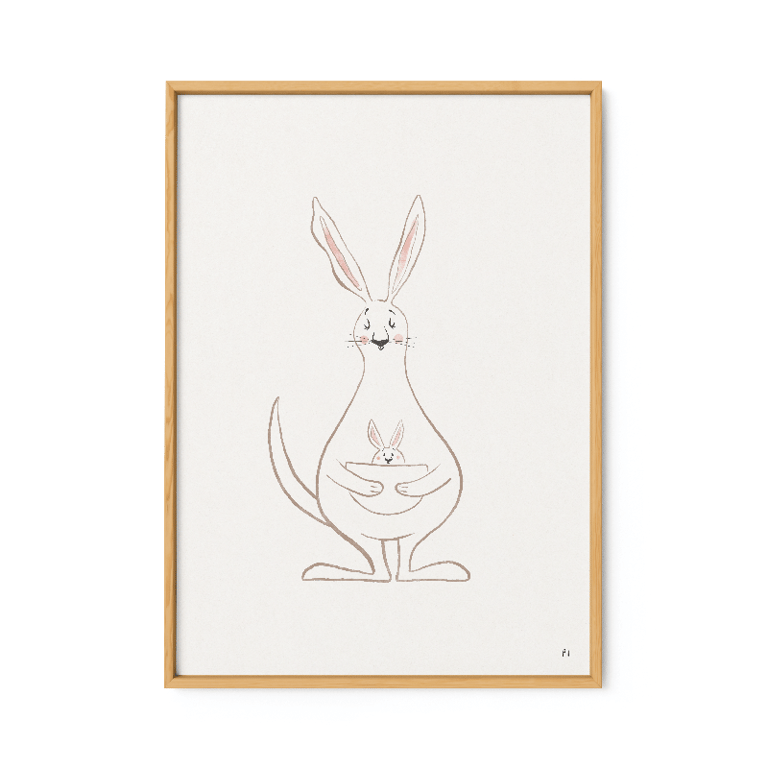 Kænguromor – plakat billede 2