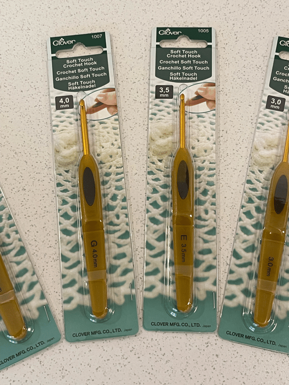 Tilbehør: Hæklenåle fra Clover - alle str. 0,6 mm - 15 mm billede 5