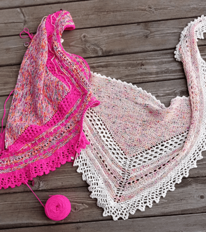 Sommerblonde Shawl ENG billede 3