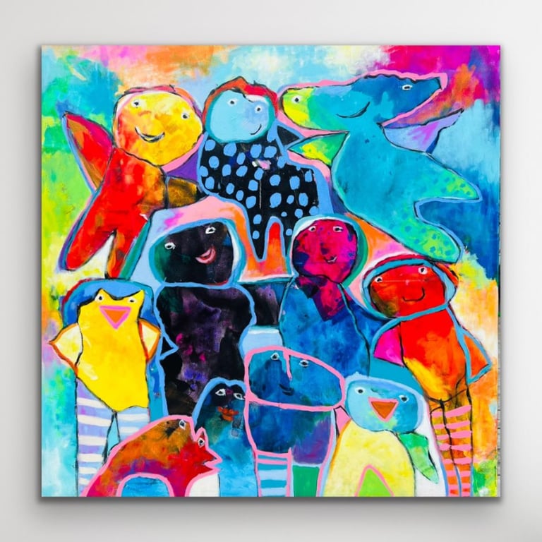 100cm x 100cm billede 2