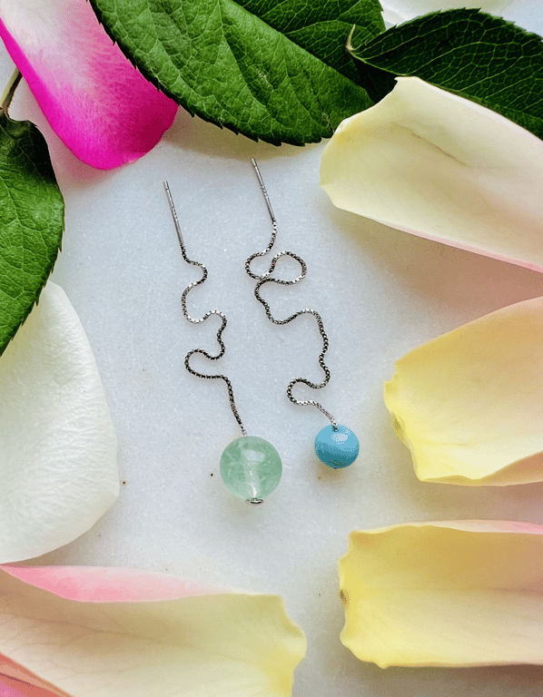 BeYou ørekæde-skift selv krystaller billede 3