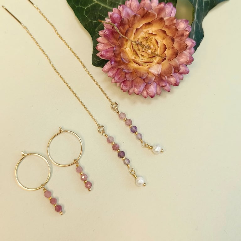 Trillinger - creoler - lyserød billede 2