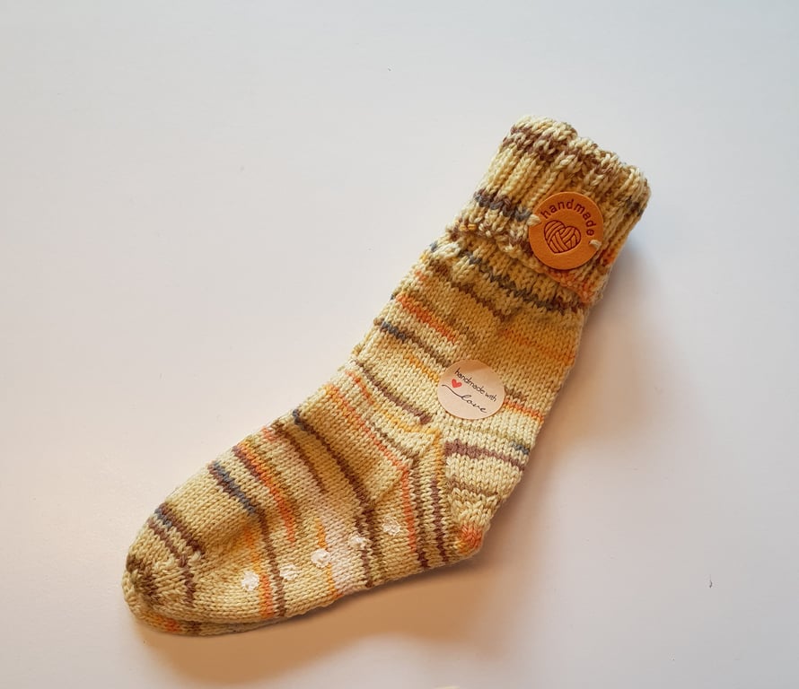 Skridsikre uldsokker størrelse 24-25