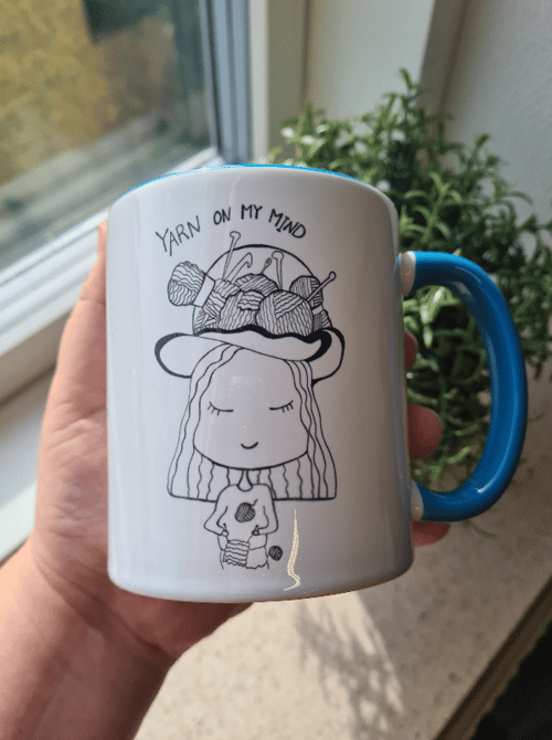 Krus: yarn on my mind Blå