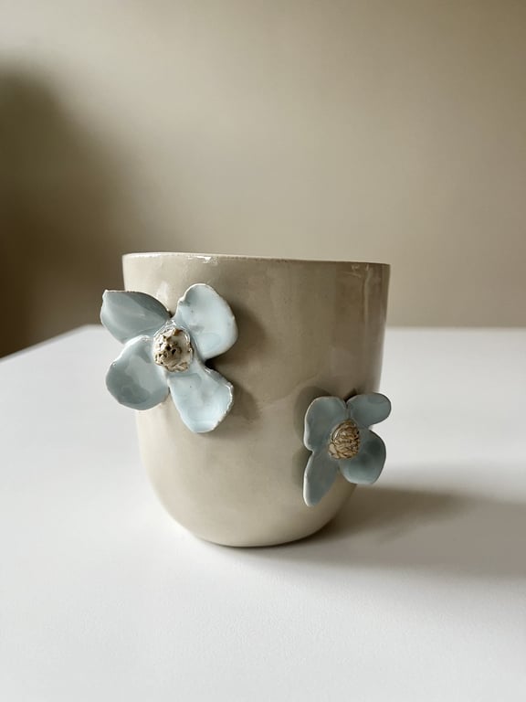 Blå blomsterkop No.6