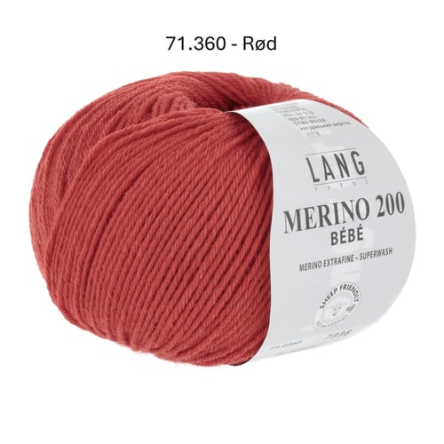 Garn: Merino 200 Bébé - Ekstrafin babymerino