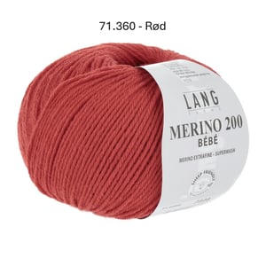 Garn: Merino 200 Bébé - Ekstrafin babymerino – produktbillede