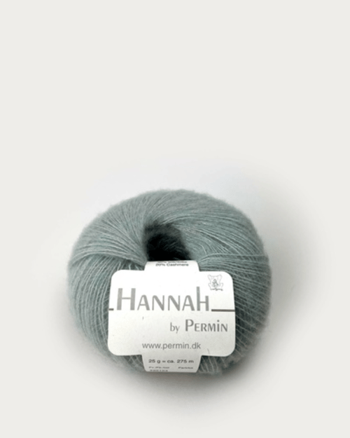 Kit: BLUSE MED V-HALS- garn: Hannah by Permin - 14 farver (8)