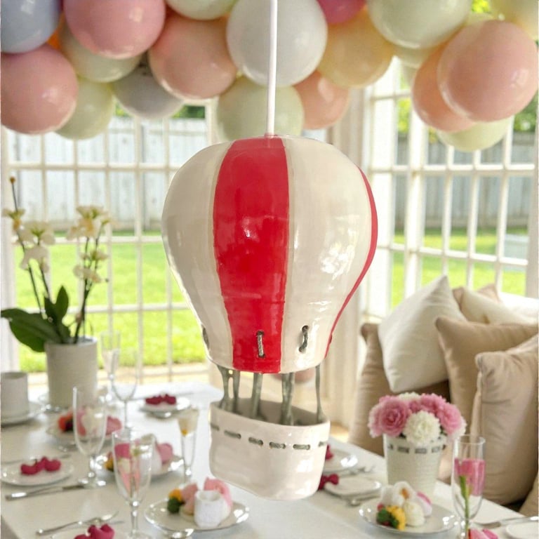 Luftballon Dannebrogsfarver