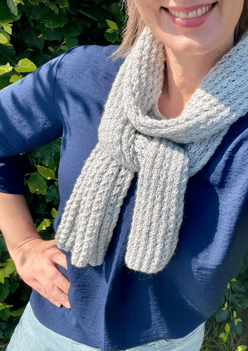 Holly Scarf strikkeopskrift (3)